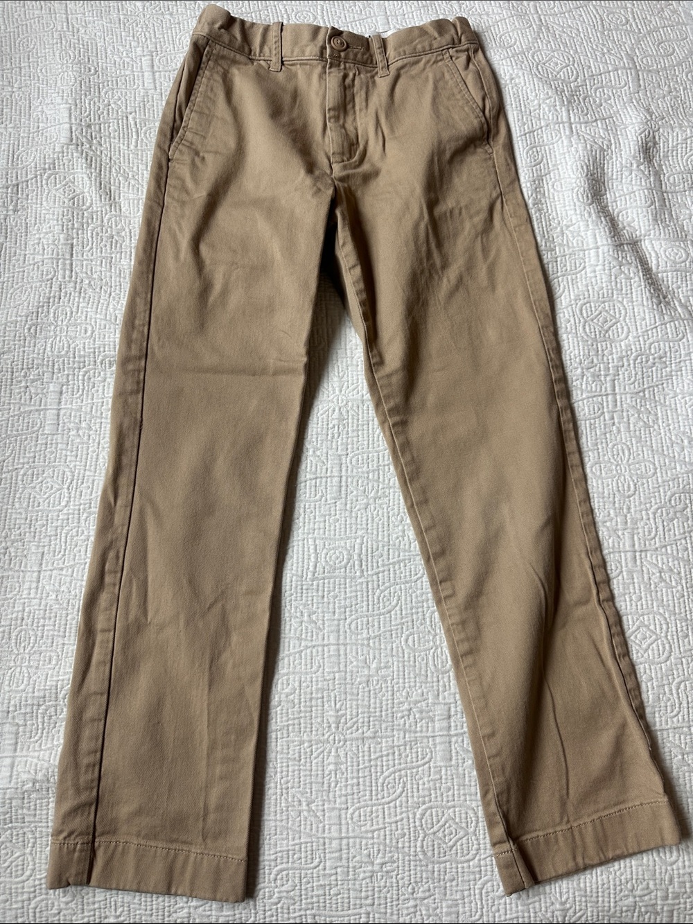 Crewcuts Boy’s Khaki Straight-Leg Chinos